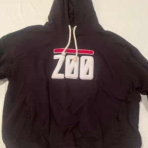 Raw Gear ZOO hoodie embroidered size Men’s XL